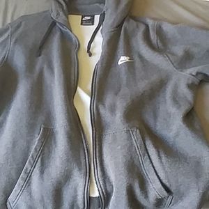 Authentic Nike full zip-up hooded jacket